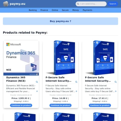 Screenshot paymy.eu