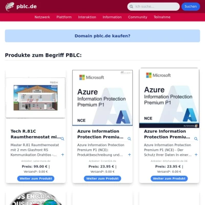 Screenshot pblc.de