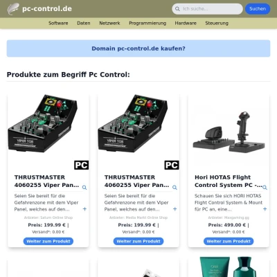 Screenshot pc-control.de