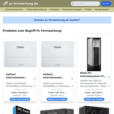 Screenshot pc-fernwartung.de
