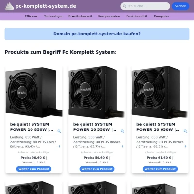 Screenshot pc-komplett-system.de