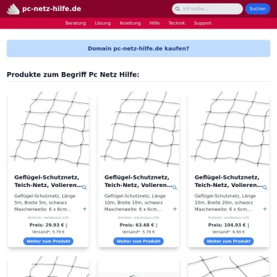 Screenshot pc-netz-hilfe.de