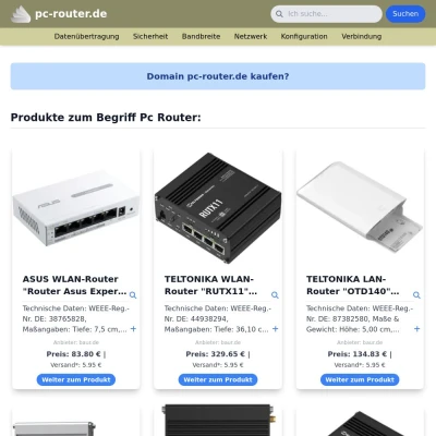 Screenshot pc-router.de