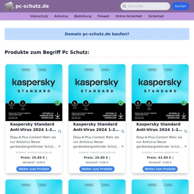 Screenshot pc-schutz.de