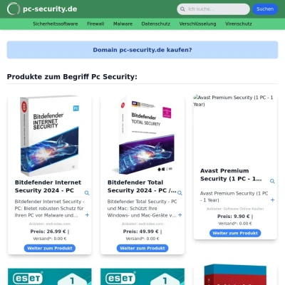 Screenshot pc-security.de