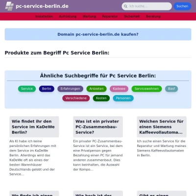 Screenshot pc-service-berlin.de