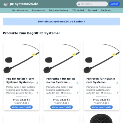 Screenshot pc-systeme24.de