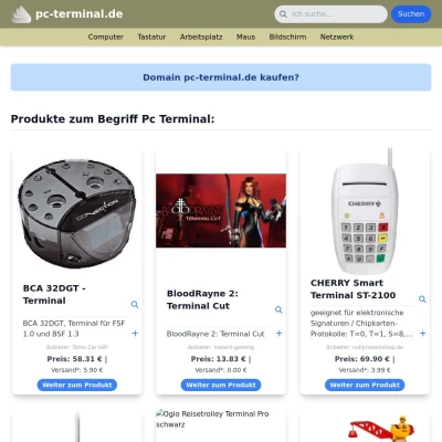 Screenshot pc-terminal.de