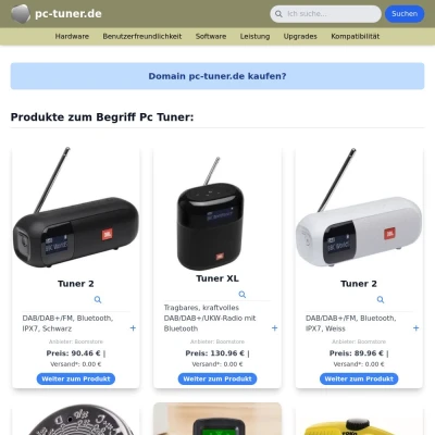 Screenshot pc-tuner.de