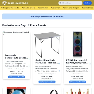Screenshot pcars-events.de
