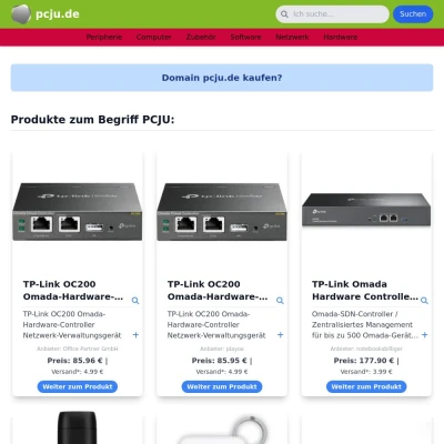 Screenshot pcju.de