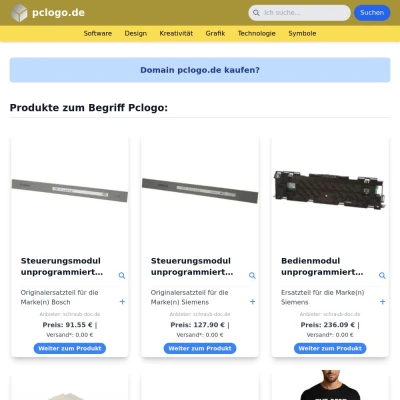 Screenshot pclogo.de