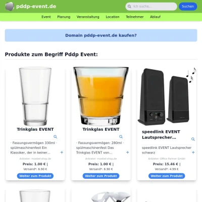 Screenshot pddp-event.de