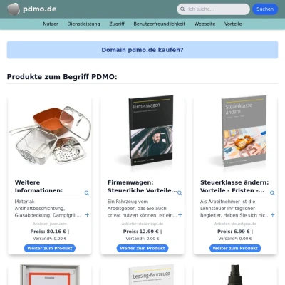 Screenshot pdmo.de