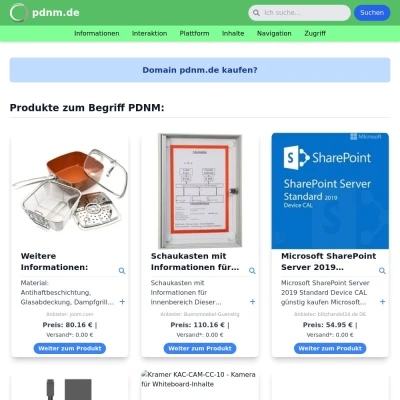 Screenshot pdnm.de