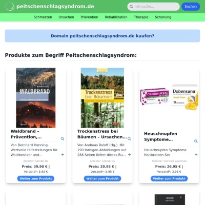 Screenshot peitschenschlagsyndrom.de