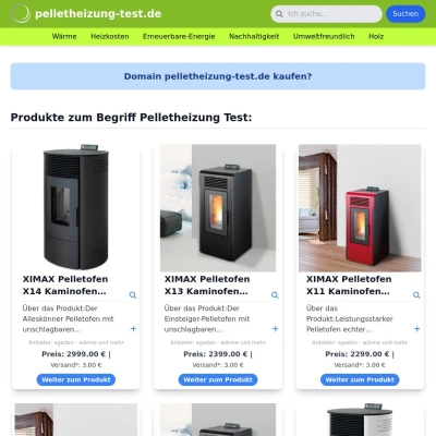 Screenshot pelletheizung-test.de