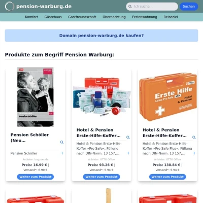 Screenshot pension-warburg.de