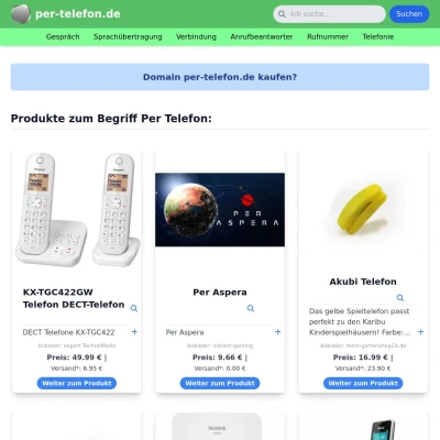 Screenshot per-telefon.de