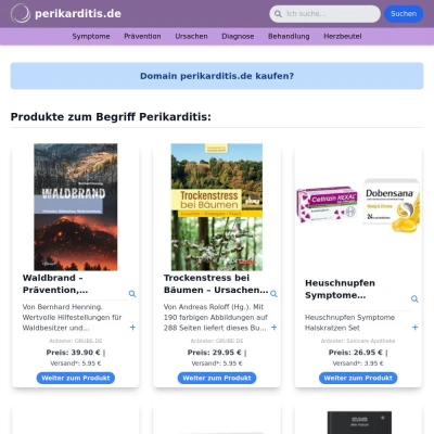Screenshot perikarditis.de