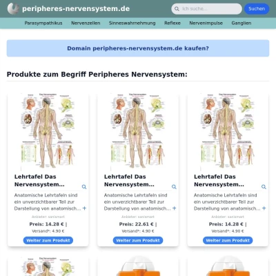 Screenshot peripheres-nervensystem.de