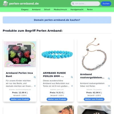 Screenshot perlen-armband.de