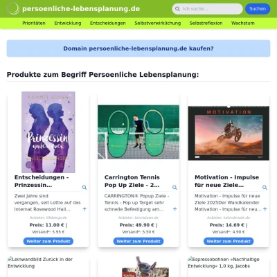 Screenshot persoenliche-lebensplanung.de