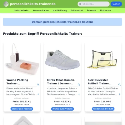 Screenshot persoenlichkeits-trainer.de
