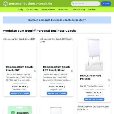 Screenshot personal-business-coach.de