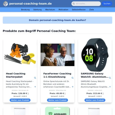 Screenshot personal-coaching-team.de