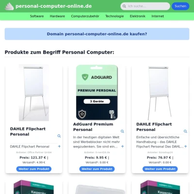 Screenshot personal-computer-online.de