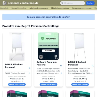 Screenshot personal-controlling.de