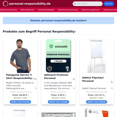Screenshot personal-responsibility.de