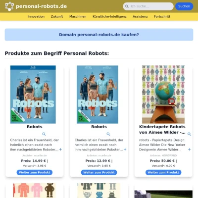 Screenshot personal-robots.de