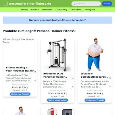 Screenshot personal-trainer-fitness.de