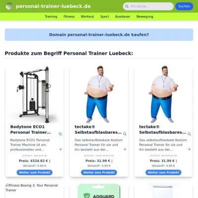 Screenshot personal-trainer-luebeck.de