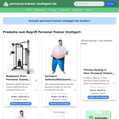 Screenshot personal-trainer-stuttgart.de