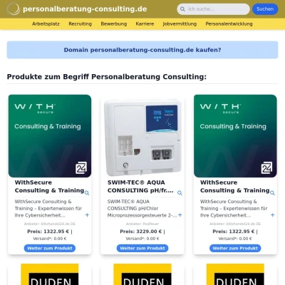 Screenshot personalberatung-consulting.de