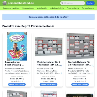 Screenshot personalbestand.de