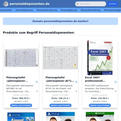 Screenshot personaldisponenten.de