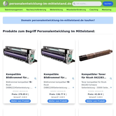 Screenshot personalentwicklung-im-mittelstand.de