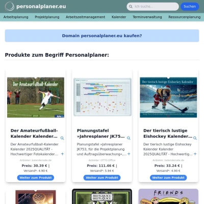 Screenshot personalplaner.eu