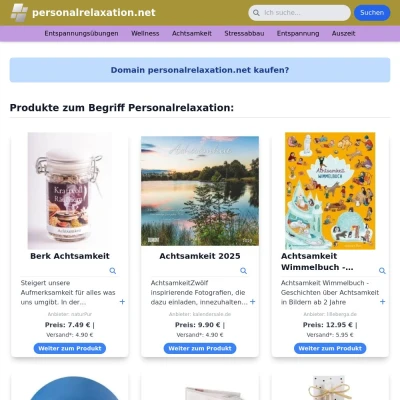 Screenshot personalrelaxation.net