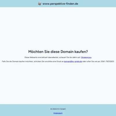Screenshot perspektive-finden.de
