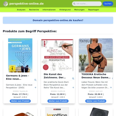 Screenshot perspektive-online.de