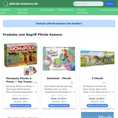 Screenshot pferde-kamera.de