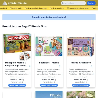Screenshot pferde-tcm.de