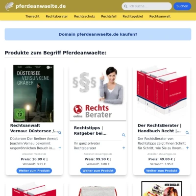 Screenshot pferdeanwaelte.de