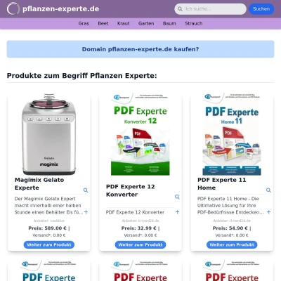 Screenshot pflanzen-experte.de