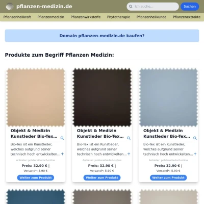 Screenshot pflanzen-medizin.de